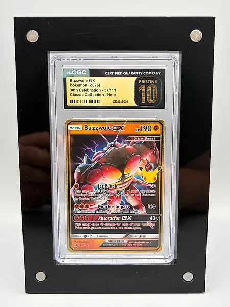 Pokémon - 1 Graded card - Buzzwole GX - 30th Celebration - 57/111 - 2026 - CGC Pristine 10 - Mega Evolution