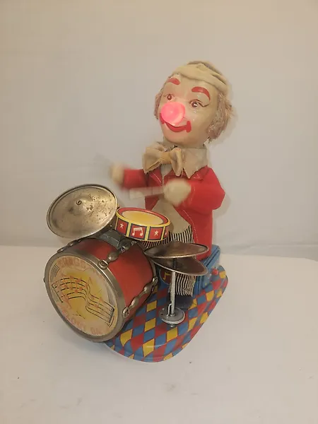 Alps - Toy Clown drummer - 1950-1960 - Japan