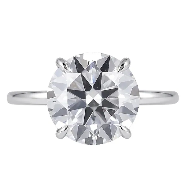 No reserve price - Ring - 14 kt. White gold -  5.01ct. tw. Diamond (Lab-grown) - Diamond - F VVS2 3EX
