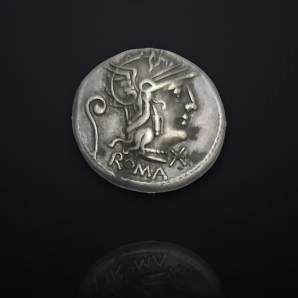 Roman Republic. C. Servilius Vatia, 127 BC. Denarius Rome