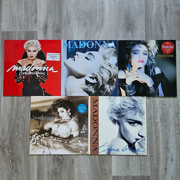 Madonna - 4 x albums + 1 x 12" single - Multiple titles - LP albums (multiple items) - 1983