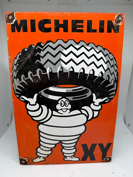 Michelin - Michelin - MICHELIN XY - Enamel edge - Enamel - Michelin - Enamel sign - Enamel