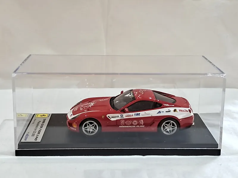 Look Smart 1:43 - Model sports car - Ferrari 599 GTB Fiorano "Panamerican 20,000 Red Miles Tour" - 1/43 resin models