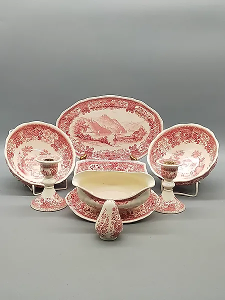Villeroy & Boch - Dinner set - Burgenland Geschirrset – Mettlacher Kupferstich - Ceramic