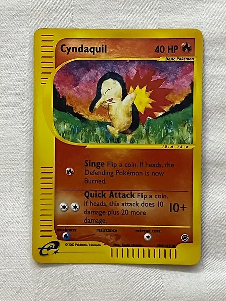 Pokémon - 1 Card - Cyndaquil ID:A-13 Foil, Promo card - Various sets