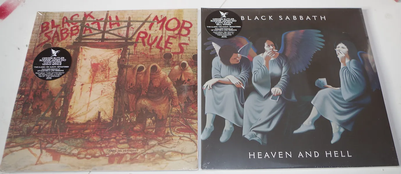 Black Sabbath - 2x LPs - Mob Rules; Heaven And Hell - Multiple titles - 2xLP album (double album) - Remastered, Reissue - 2022