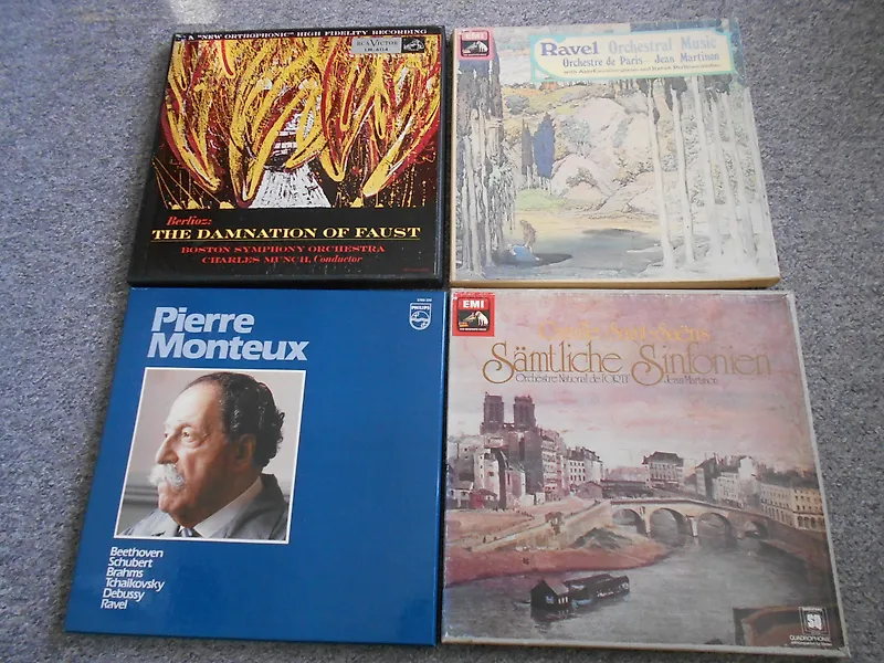 French Conductors - Curated Collection French Conductors: Much, Martinon, Monteux , 15 lps - Multiple titles - LP box set - Various pressings - 1963