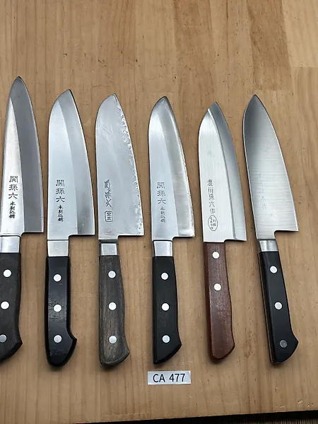 Damaged Japanese  knives set CA477 - Kitchen knife - Steel - Japan