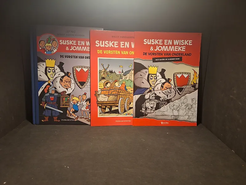 Suske en Wiske, Jommeke - De vorsten van Onderland - Luxe HC met linnen rug / SC - 3 Album - Limited edition - 2025