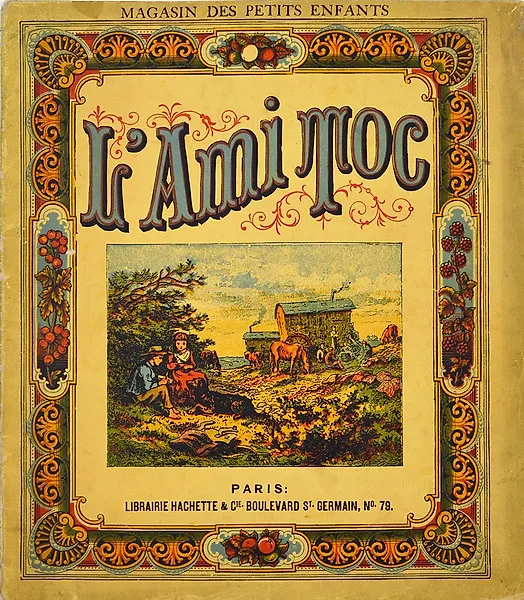 H. F. - L'Ami Toc - Bel état et rare enfantina XIXe - 1876