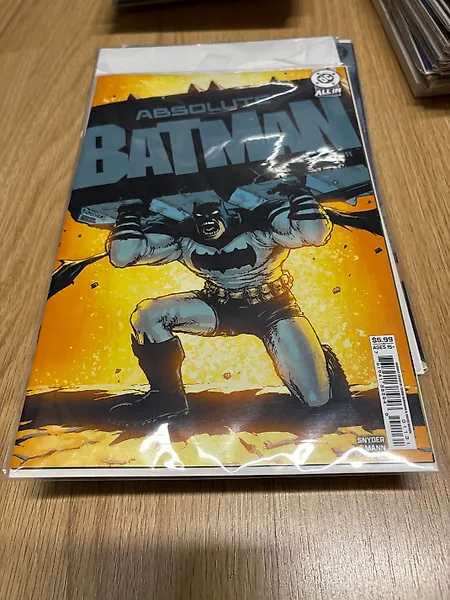 Absolute Batman #11 - Chris Burnham Variant - Card Stock Affixed Cover - 1 Comic - First edition - 2025