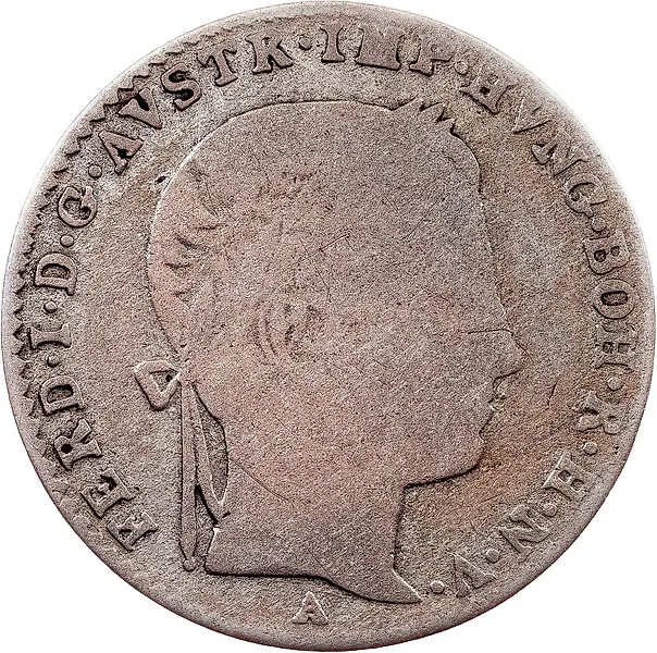 Austria. Ferdinand V. 3 Kreuzer 1840  (No reserve price)