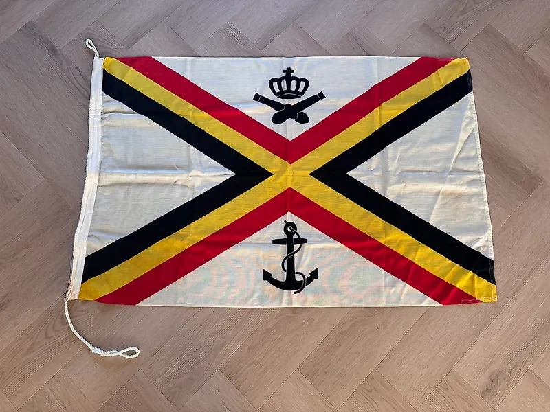 Belgium - Flag - Navy Flag / Naval Ensign – c. 1950–1980