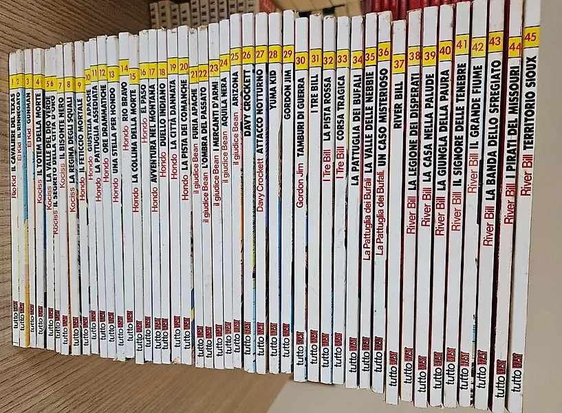Tutto West nn. 1/45 - sequenza completa - 1 Comic collection - Reprint - 1987