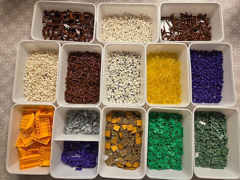LEGO Pieces - Classic - Partij lego onderdelen in soorten en kleuren Nieuw