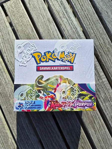 Pokémon - 1 Booster box - Pokémon Display Booster OVP NEW SEALED Karmesin & Purpur base set DE - Scarlet & Violet