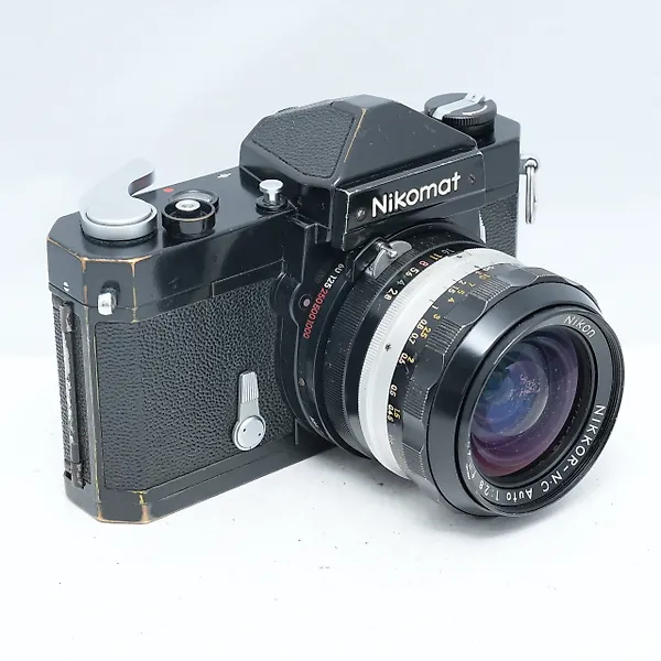Nikon Nikomat FTN Black + Nikkor-N·C Auto 24mm F2.8 Analogue camera