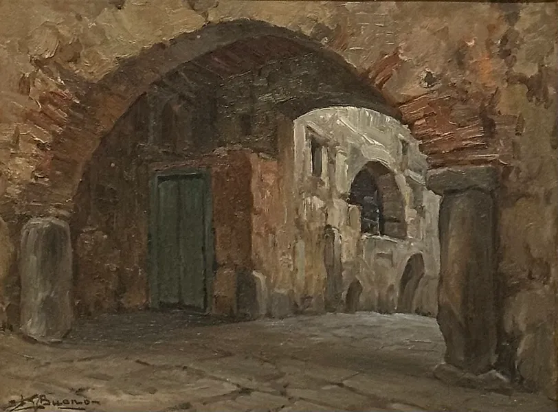 Leon giuseppe Buono (1888-1976) - Arco Medievale Pozzuoli