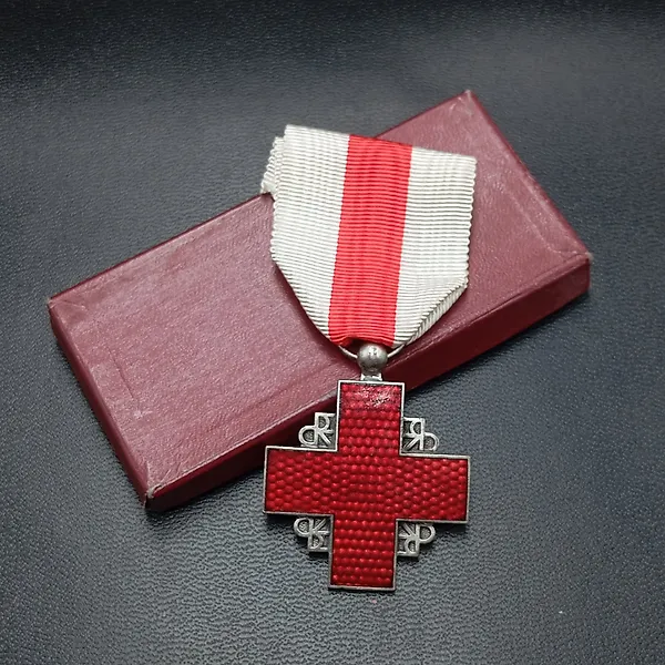 France - Medal - Médaille française de la croix rouge française classe argent - 1960