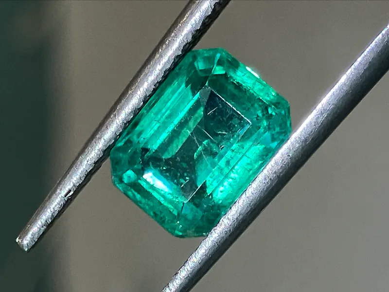 1 pcs  Green Emerald  - 2.41 ct - International Gemological Institute (IGI)