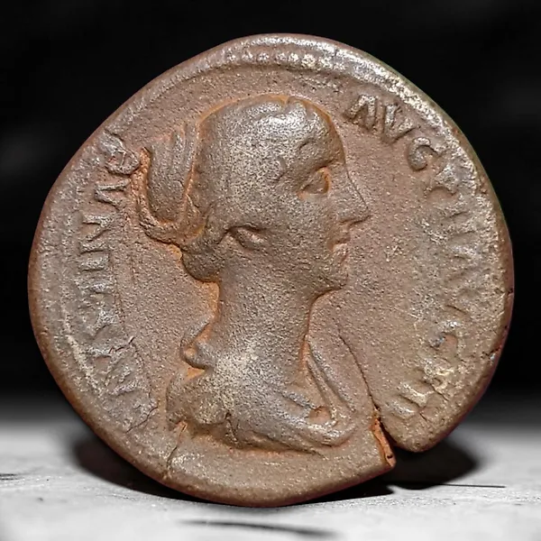 Roman Empire. Faustina II (Augusta, AD 147-175). As  (No reserve price)