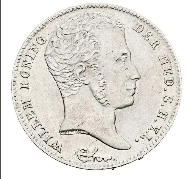 Netherlands. Willem I. 1/2 Gulden 1829 Brussels