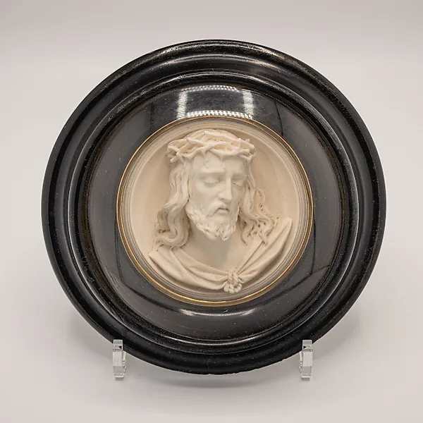 Meerschaum relief of Christ - Meerschaum - 1850-1900