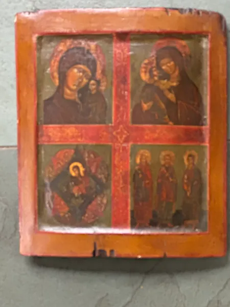 Icon - Quadripartite icon - Wood