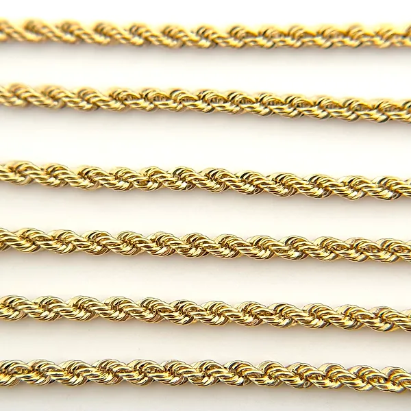 No reserve price - Necklace - 18 kt. Yellow gold - Fune - 50 cm