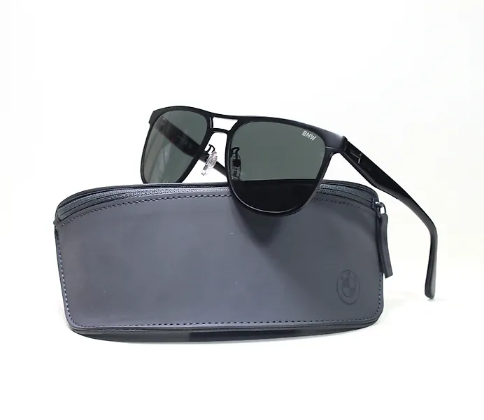 Sunglasses - BMW - Sonnenbrille Aviator BW0042 02R - schwarz grün - Cat*3