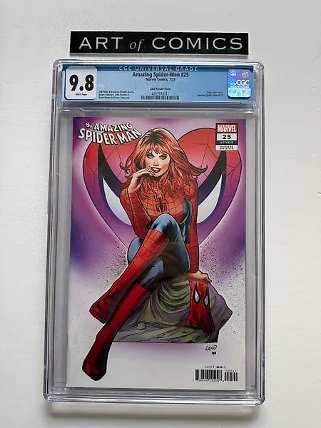 The Amazing Spider-Man (Vol. 6) #25 - Grag Land Variant cover - CGC 9.8 - 1 Graded comic - First edition - 2023