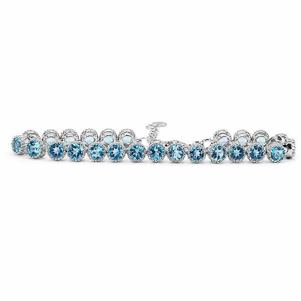 No reserve price - Bracelet Gold-plated Topaz - 18K Gold Plated