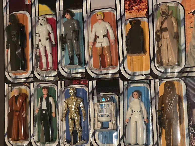 Kenner  - Action figure Star Wars 1977 - Very High Quality First 12 Original Action figures - Excellent Recarded Display for any Star Wars Fan