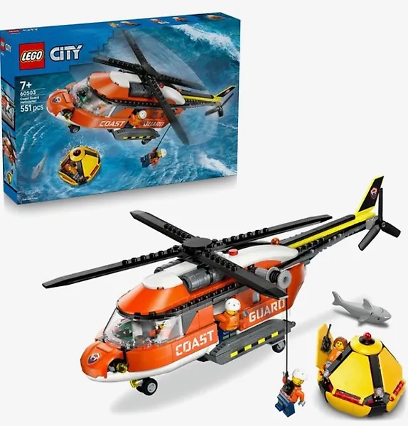 LEGO Set - 60503 - City - Coast Guard Helicopter