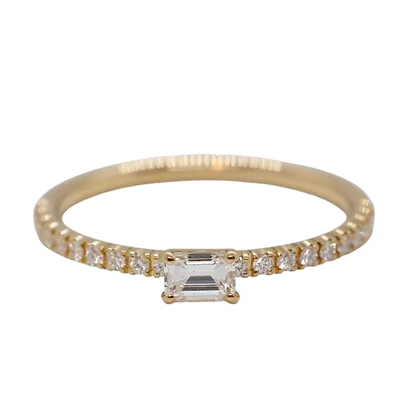 Cartier - Ring - Etincelle de Cartier - 18 kt. Rose gold - emerald-cut diamond