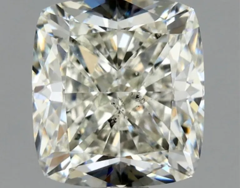 1 pcs Diamond  (Natural)  - 1.53 ct - Cushion - J - SI2 - Gemological Institute of America (GIA)