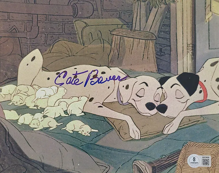 101 Dalmatians (Disney) - Voice Actor - Cate Bauer (Perdita) - Autograph, Photo With Beckett COA