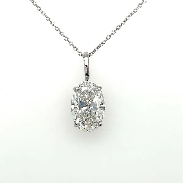 No reserve price - Necklace - 14 kt. White gold -  2.00ct. tw. Diamond (Lab-grown)