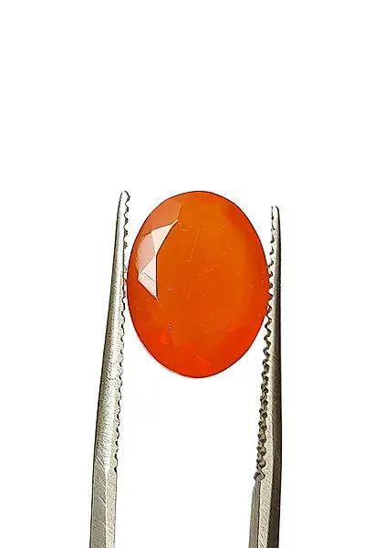 No reserve price Fire Opal  - 4.76 ct - Antwerp Laboratory for Gemstone Testing (ALGT)