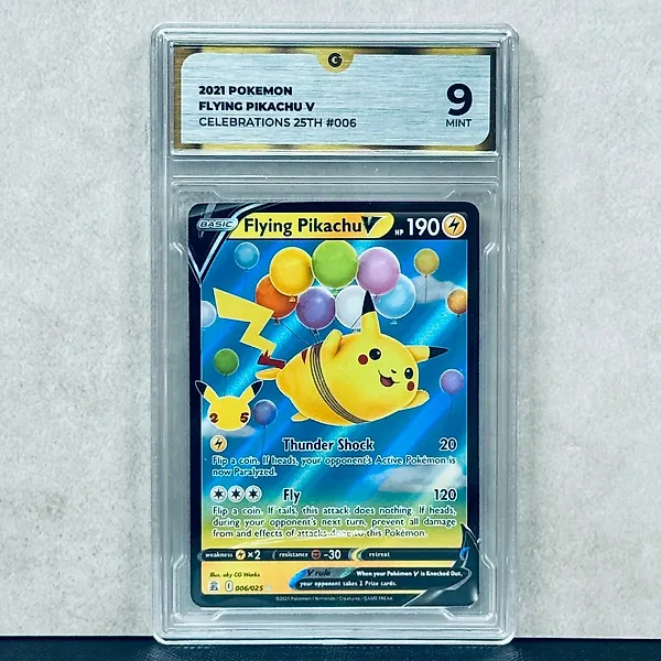 Pokémon Graded card - FLYING PIKACHU 006 - Pokémon - GG 9