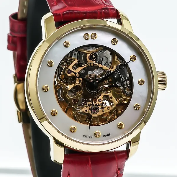 Catena - Skeleton Automatic Diamond Swiss Made Watch - CAD025-1BR - No reserve price - Women - 2020-2025