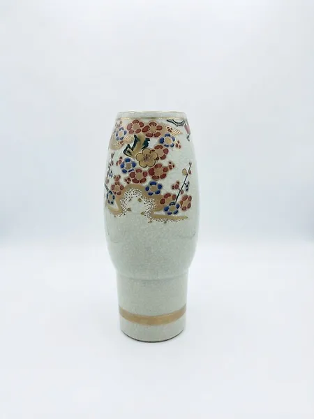 Vase - Ceramics,Gold decoration - Japan - Japanese Kutani vase【九谷焼】  (No reserve price)