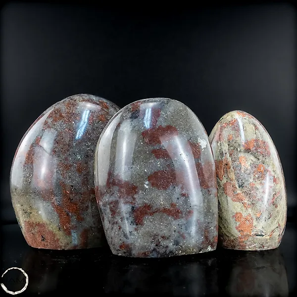 Aventurine Trio – Natural elegance in unique color worlds Brazil, full of magic and energy- 2380.41 g - (3)