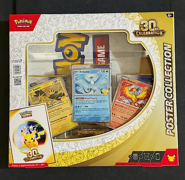Pokémon - 1 Box - Poster Collection 30th Celebration