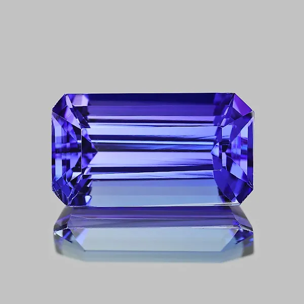 1 pcs  Violet, Blue Tanzanite  - 8.26 ct - Gemological Institute of America (GIA) - Big Size Tanzanite