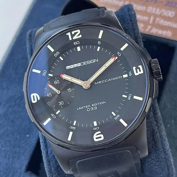 MomoDesign - Meccanico - Limited Edition 033/500 - MD175 Titanium - 17 Jewels ETA Unitas 6497 - Men - 2021