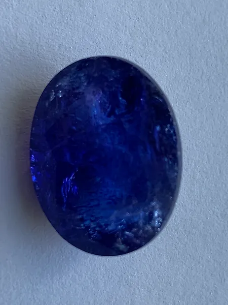 1 pcs  Blue, Violet Tanzanite  - 22.26 ct - Bellerophon Gemlab
