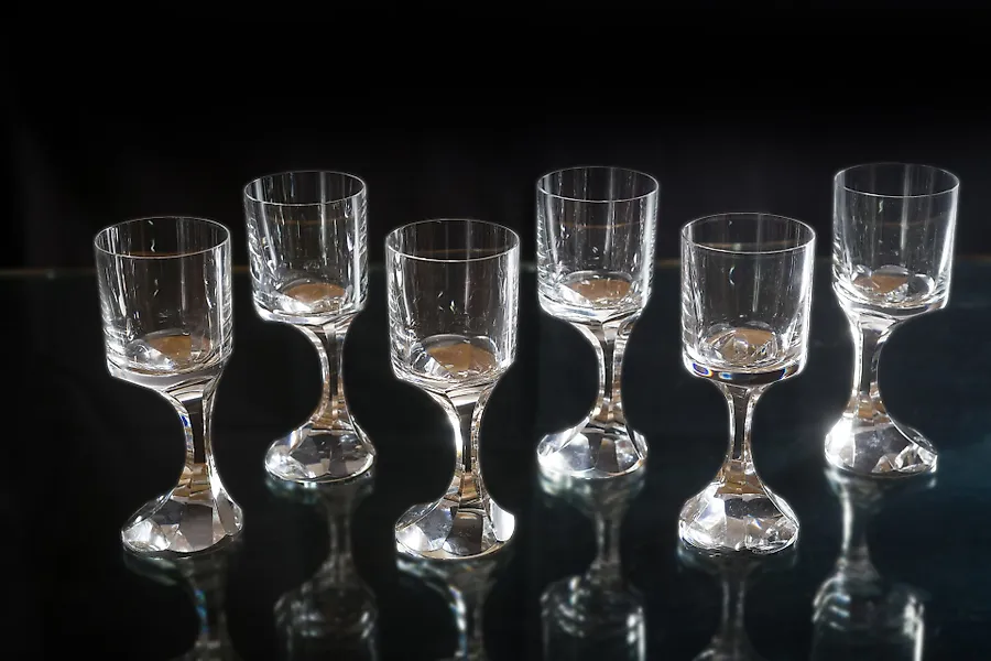 Baccarat - Boris Tabacoff - Drinking set (6) - Crystal - BACCARAT CRYSTAL NARCISSE