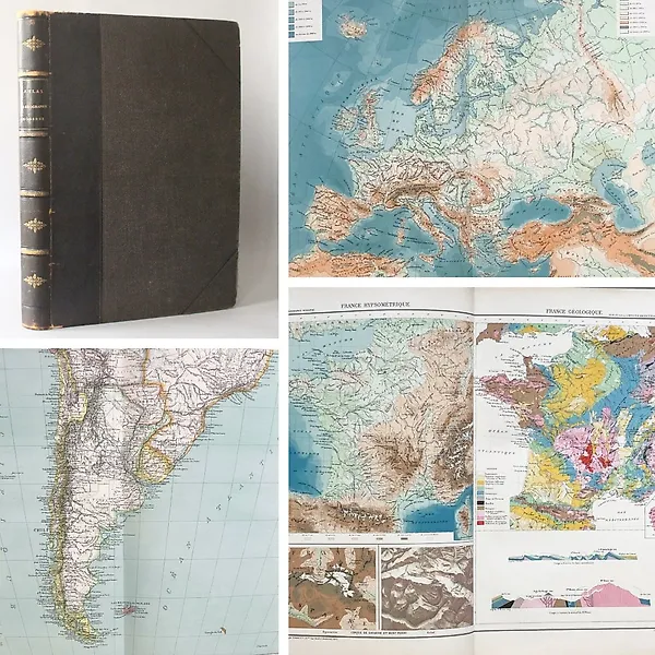 [Collectif] - Atlas de géographie moderne - 1889