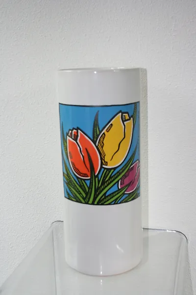 Henk Schiffmacher - Jar - Cylindrical - Ceramic - Tulip vase and umbrella stand
